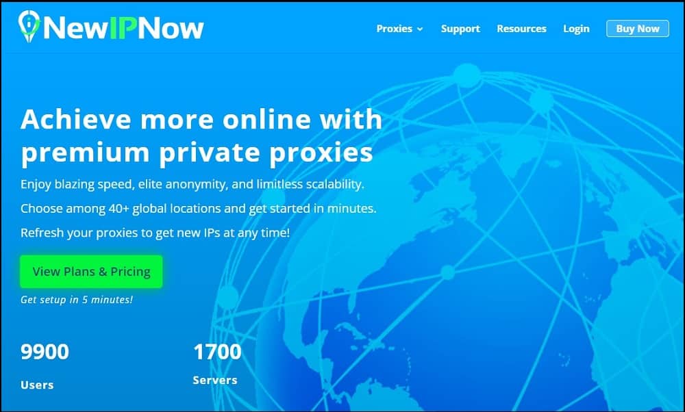 NewIPNow Homepage